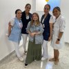 Cléo Faria, a Brisa da série infantil DPA, visita a Santa Casa de Santos